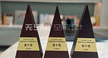 獎訊 | 無與同又又又斬獲第25屆CIID中國室內設計大獎賽珠海地區“金十佳”！